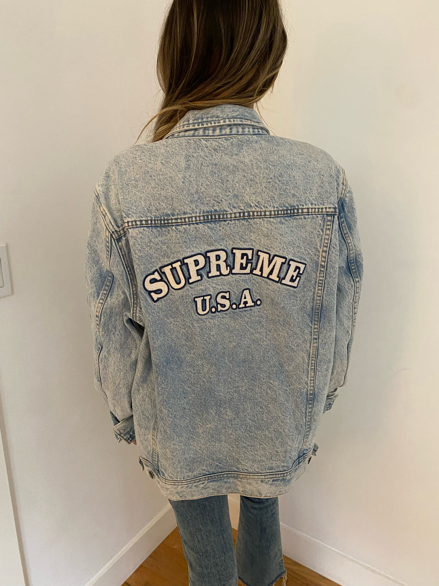 SUPREME Jean Jacket (rare) – Cyd's Closet