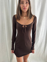Load image into Gallery viewer, Brown Mini Dress
