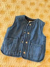 Load image into Gallery viewer, Sezane Denim Vest