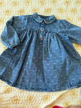 Load image into Gallery viewer, Denim Dress Collar