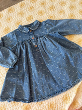 Load image into Gallery viewer, Denim Dress Collar