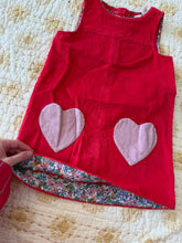 Load image into Gallery viewer, Heart Cord Dress