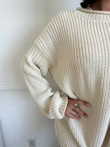 Vintage White Sweater