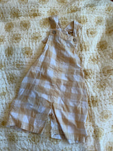 Load image into Gallery viewer, WW- Yellow Gingham Overall